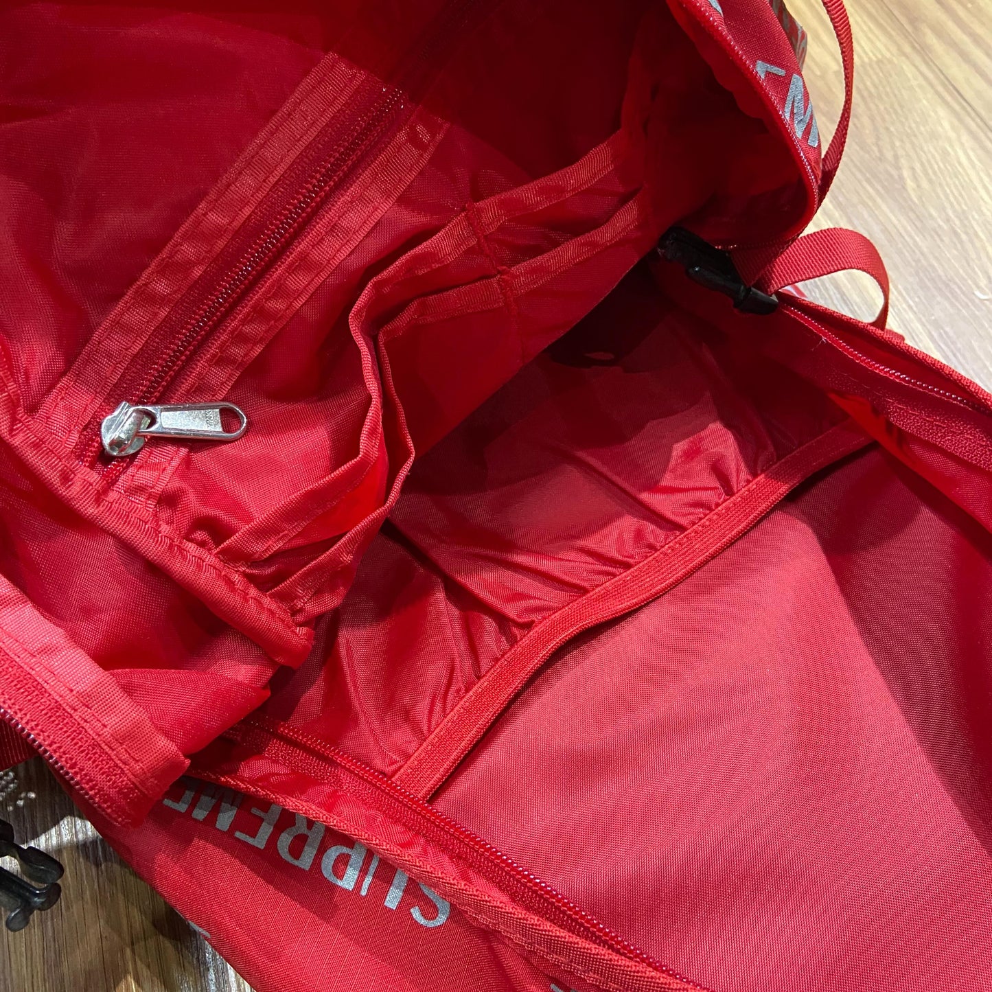 Supreme 3M Reflective Backpack Red (Used)