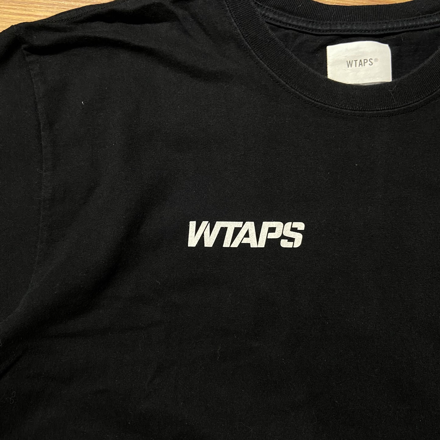 WTAPS STENCIL SS / TEE. COPO (Made in Japan) Black (Display Item)