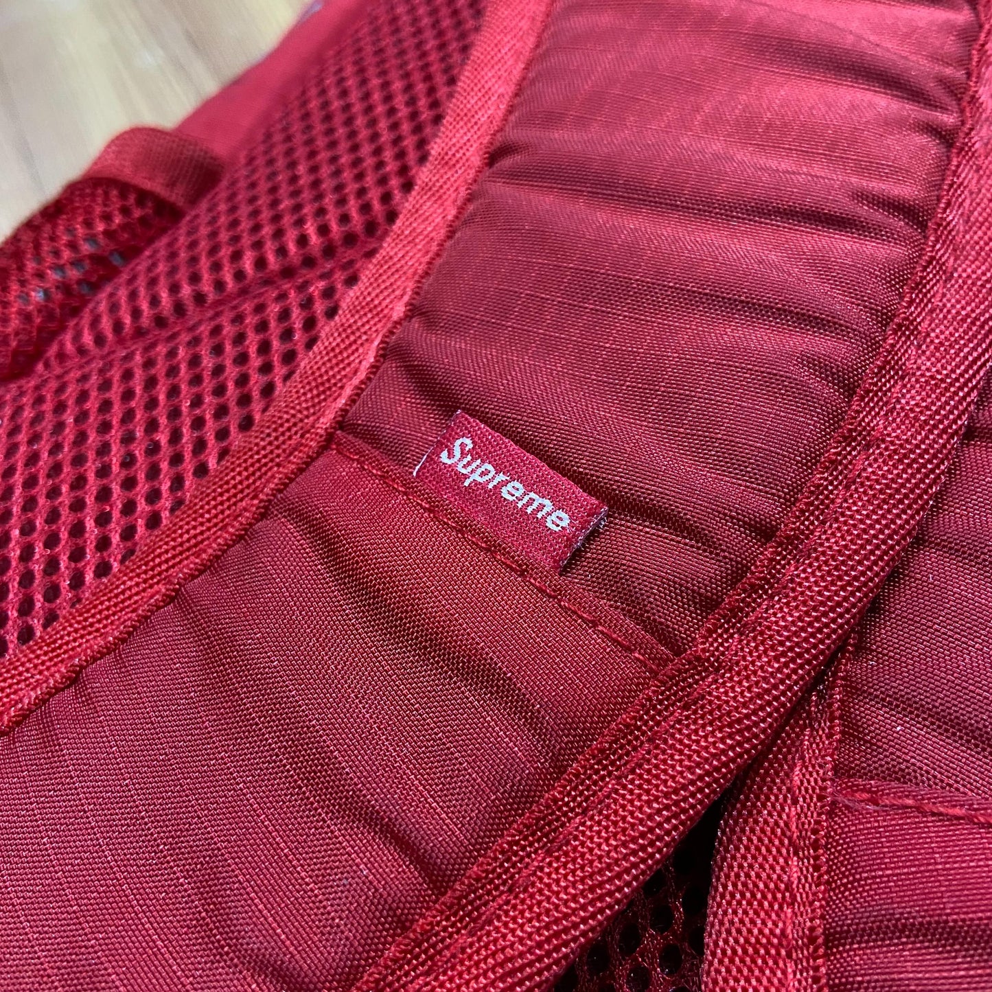 Supreme 3M Reflective Backpack Red (Used)