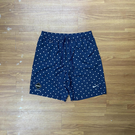 SOPH x F.C.Real Bistrol (FCRB) Bristol x Nike Polka Dot Beach Shorts Navy (Display Item)