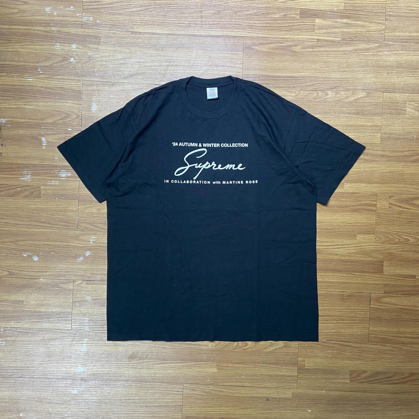 Supreme x Martine Rose Tee (Made in Honduras) Black (Display Item)