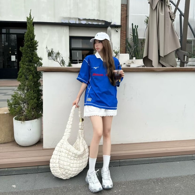Preorder 預訂 Trouble Smile x Mizuno Polo Jersey “Blue” K2CA66I3