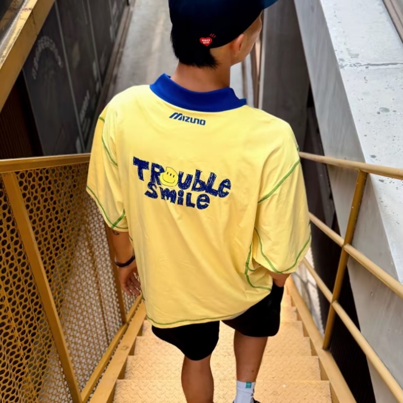 Preorder 預訂 Trouble Smile x Mizuno Polo Jersey “Yellow” K2CA66I2