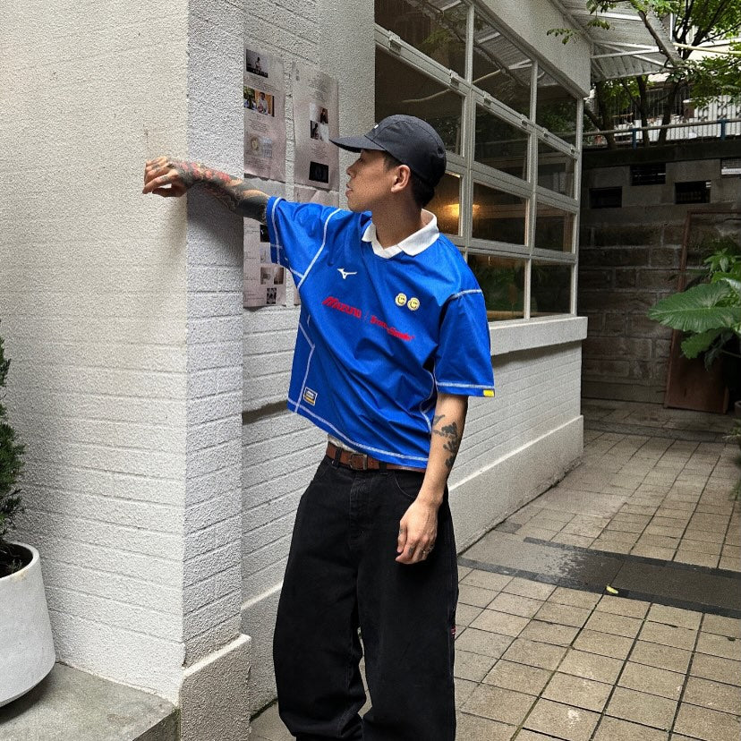 Preorder 預訂 Trouble Smile x Mizuno Polo Jersey “Blue” K2CA66I3