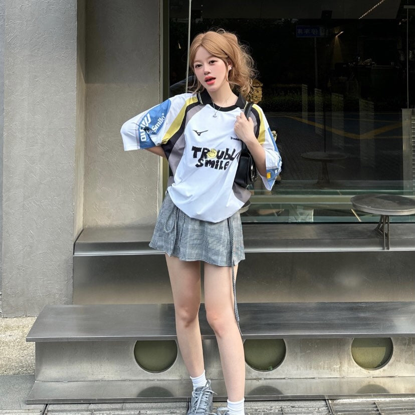 Preorder 預訂 Trouble Smile x Mizuno Polo Jersey White K2CA66I5