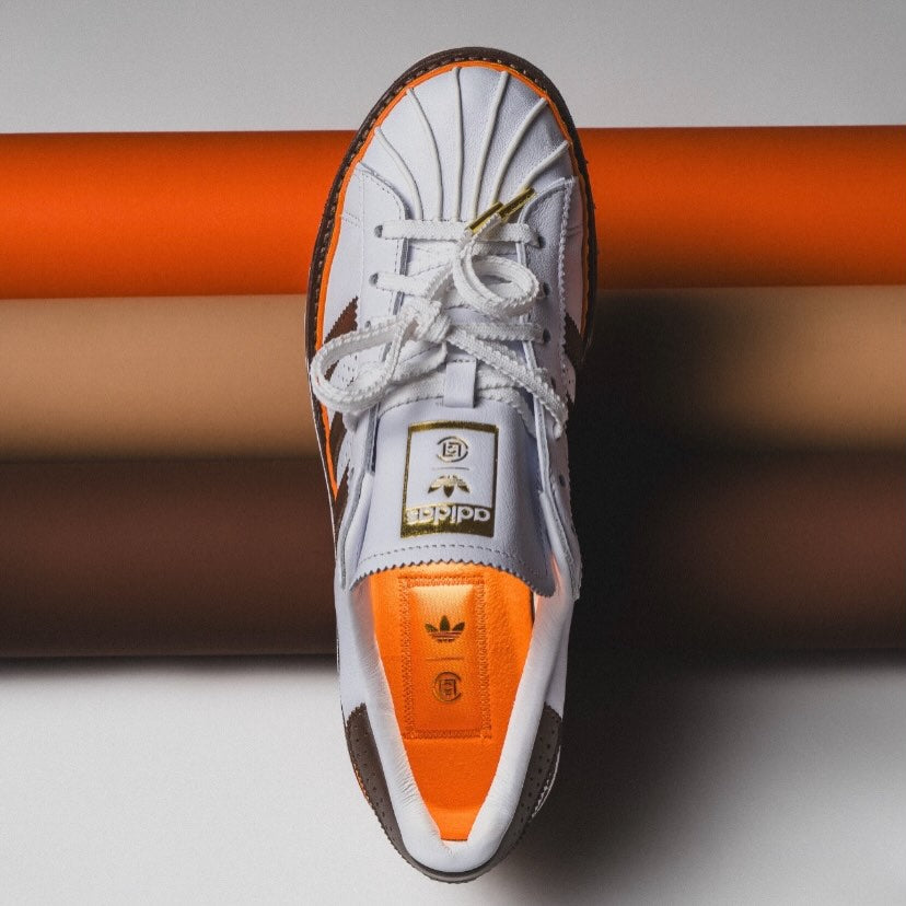Preorder 預訂 CLOT x Adidas Superstar White Coffee KK1388