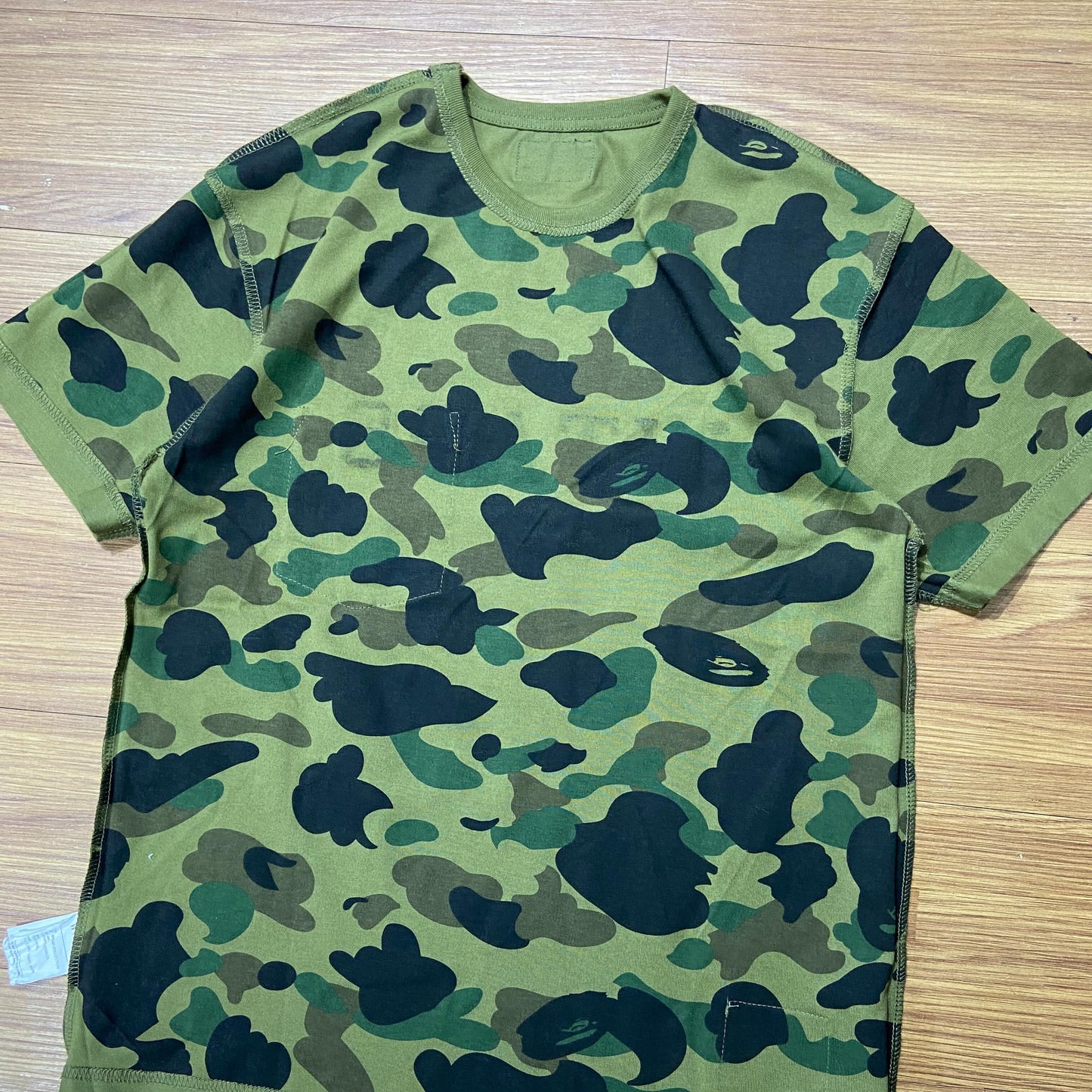 WTAPS x BAPE DESIGN CAMO POCKET SS / TEE. COPO. REVERSIBLE (Made in Japan) Olive Drab