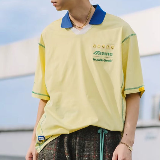 Preorder 預訂 Trouble Smile x Mizuno Polo Jersey “Yellow” K2CA66I2