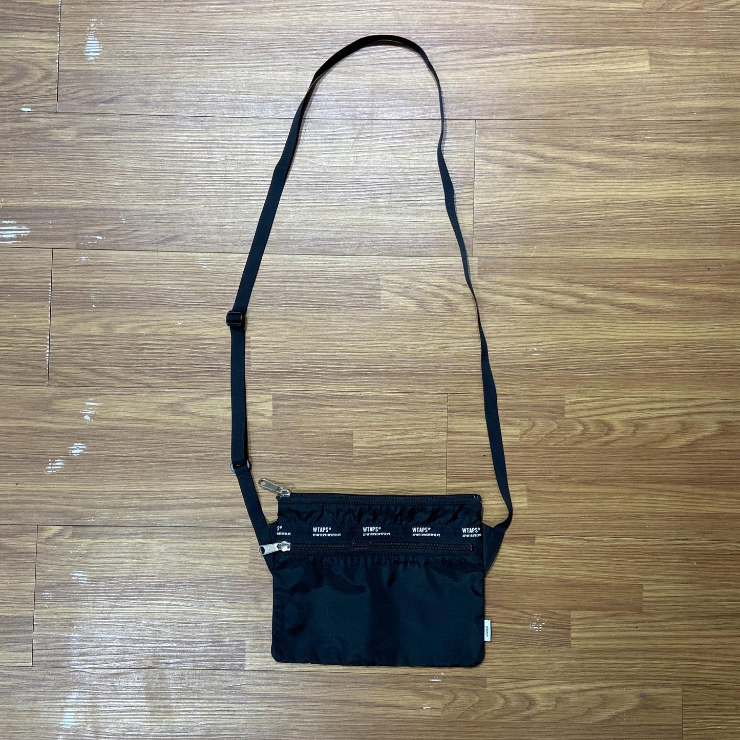 WTAPS SLING BAG / POLY. RIPSTOP BLACK