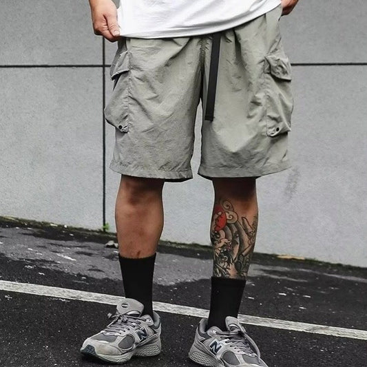 NFBlock Nylon Cargo Shorts Olive