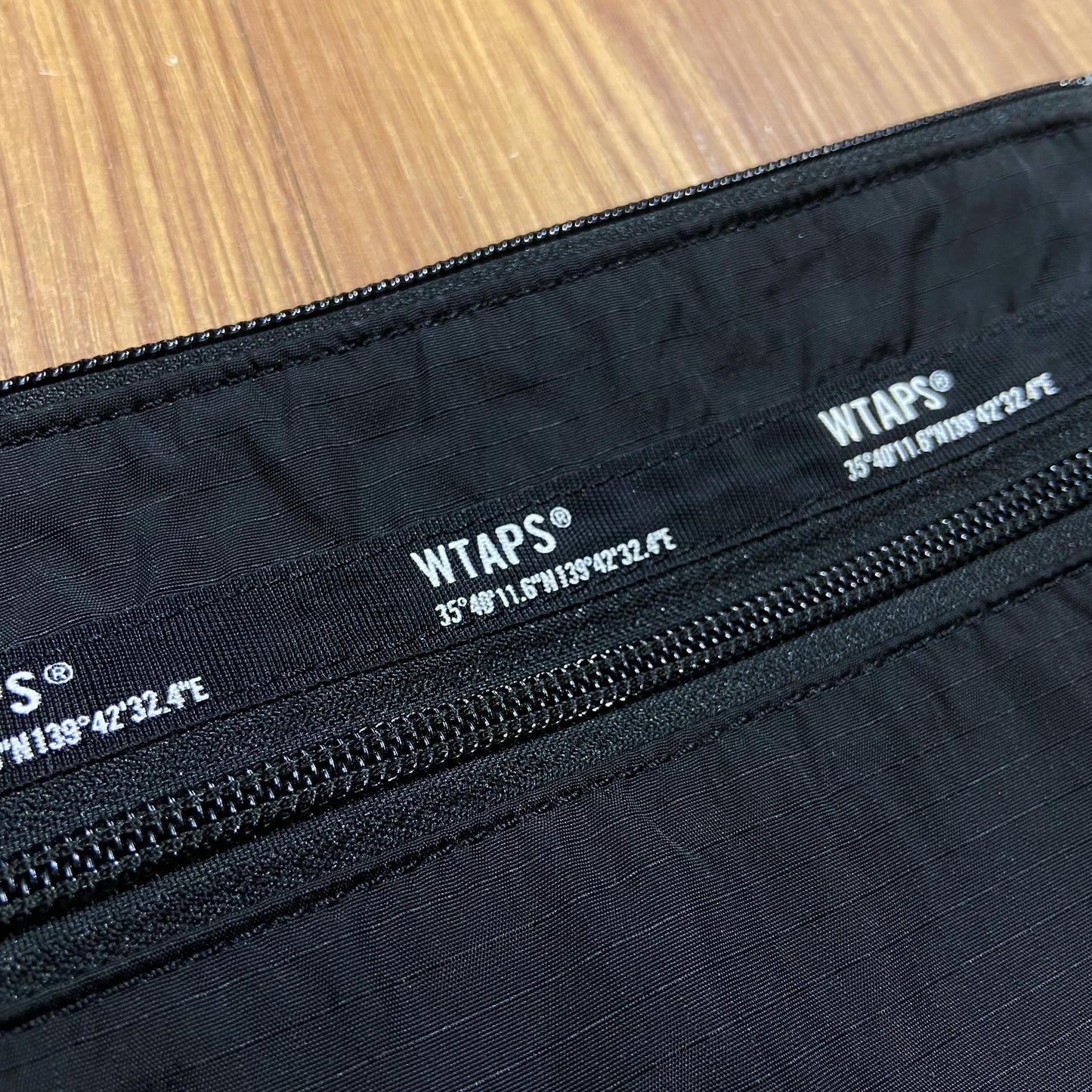 WTAPS SLING BAG / POLY. RIPSTOP BLACK