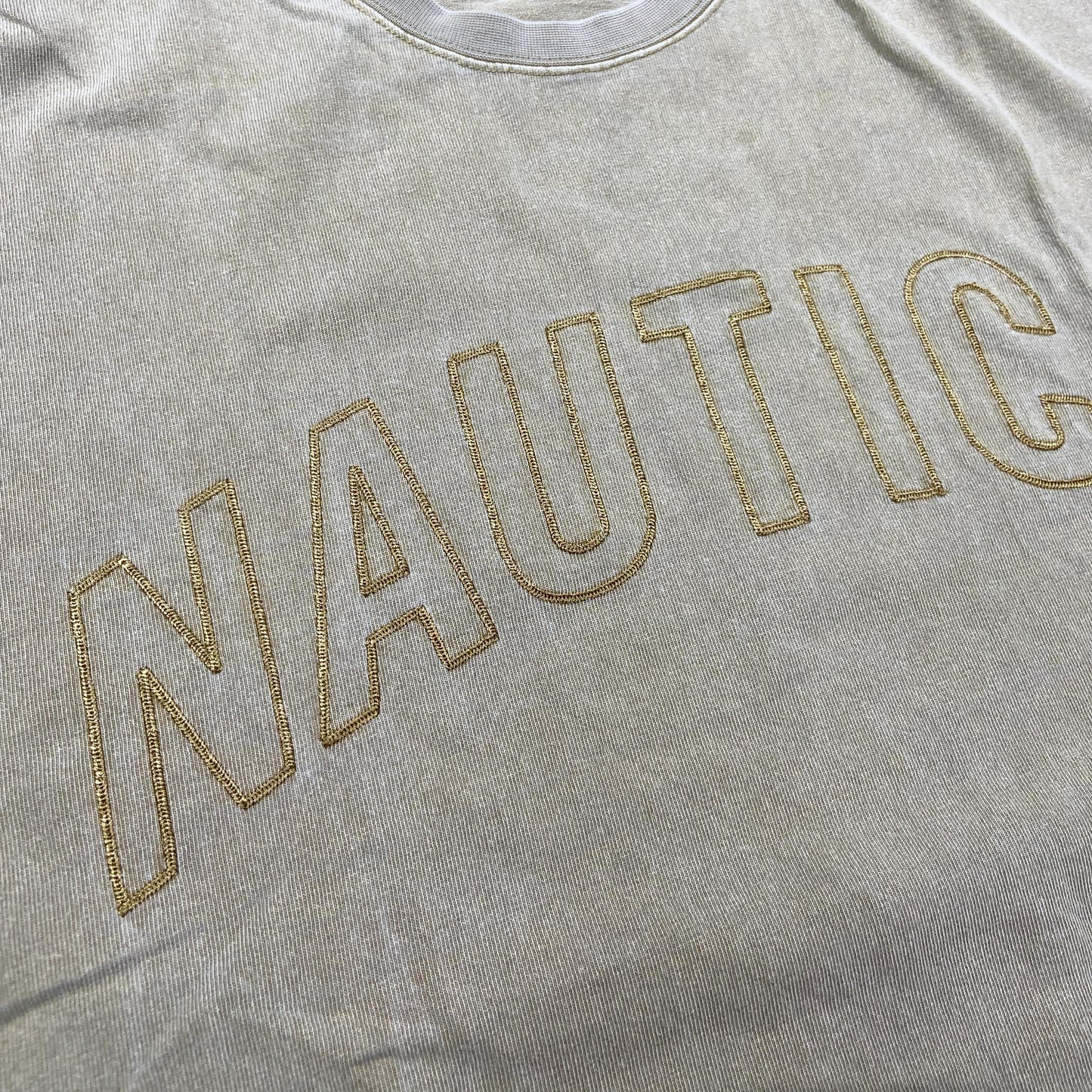 Nautica White Label Pigment Dyed ARCH SS Beige (Display Item)
