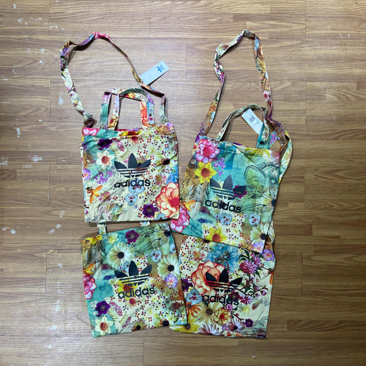Adidas Originals Confete 2-Way Shopper Bag (Tote Bag) AJ8705 Multi Floral Print