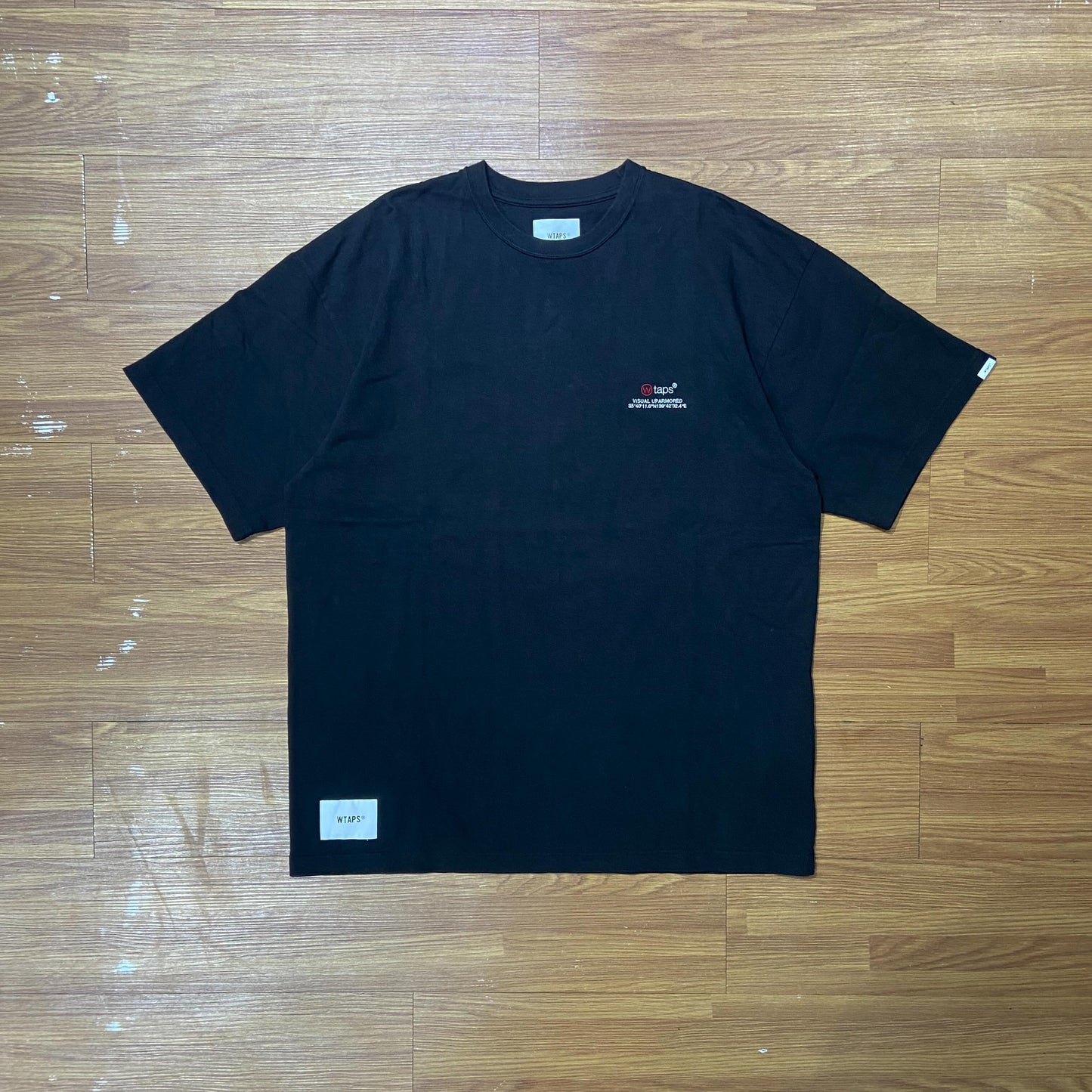 WTAPS DOT SIGHT SS / COTTON. TEE. (Made in Japan) Black (Display Item)