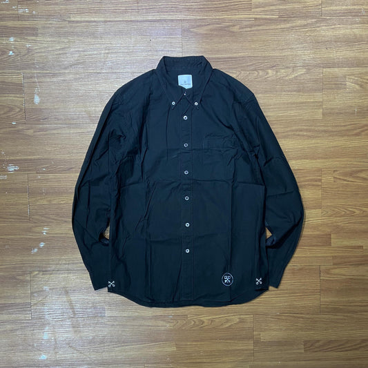 Uniform Experiment (UE) Mesh Sleeve Shirt LS (Made in Japan) Black (Used)