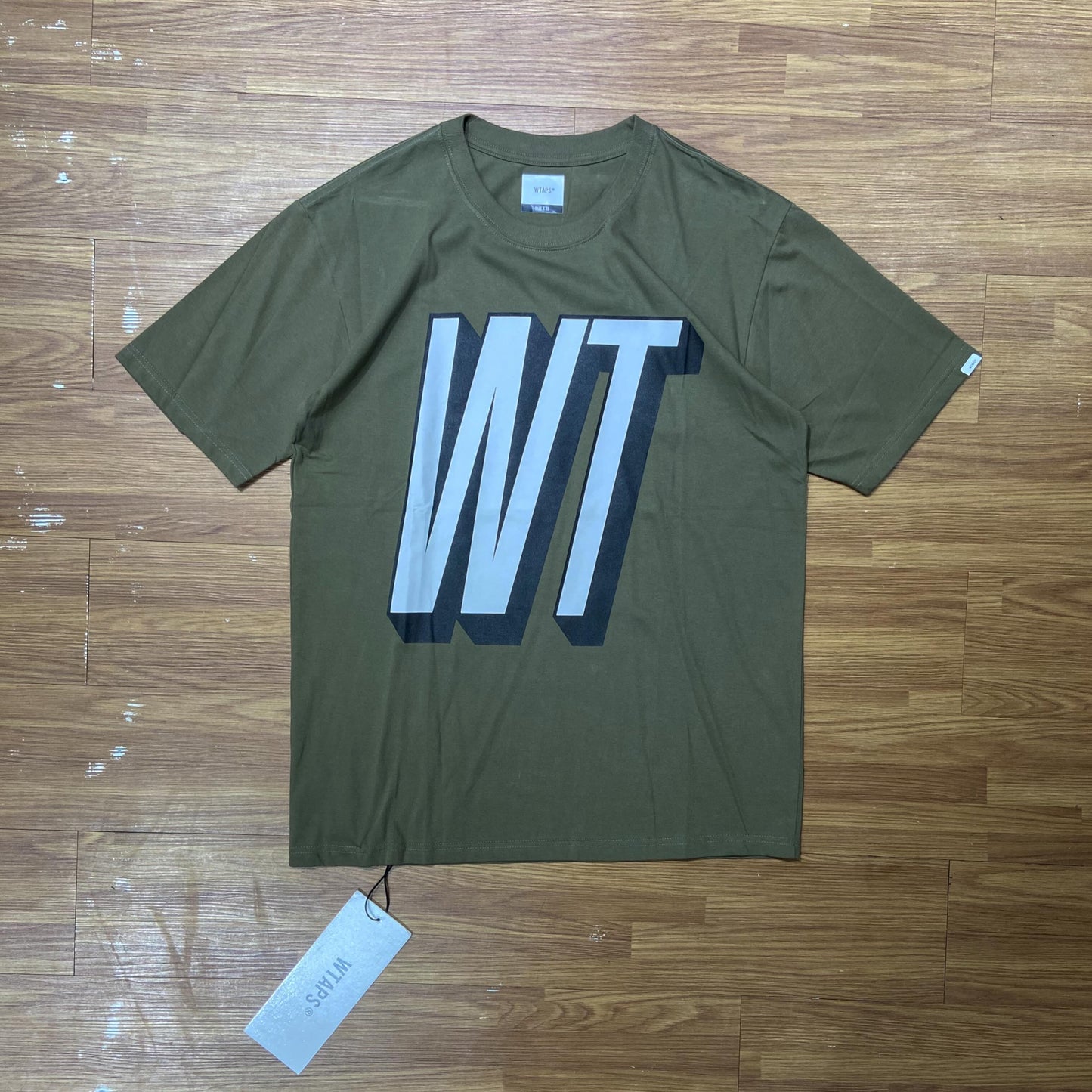Wtaps Times SS Tee (Made in Japan) Olive 201PCDT-ST08S