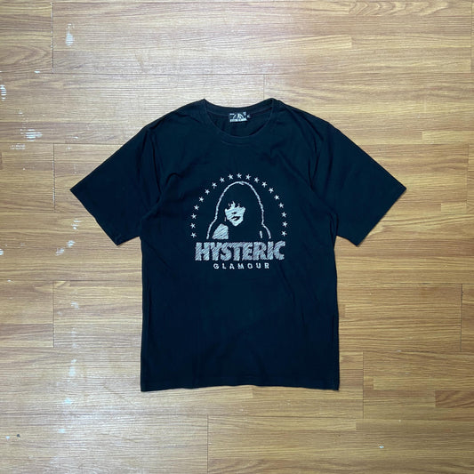 Hysteric Glamour Star Circle Tee (Made in Japan) Black (Used)