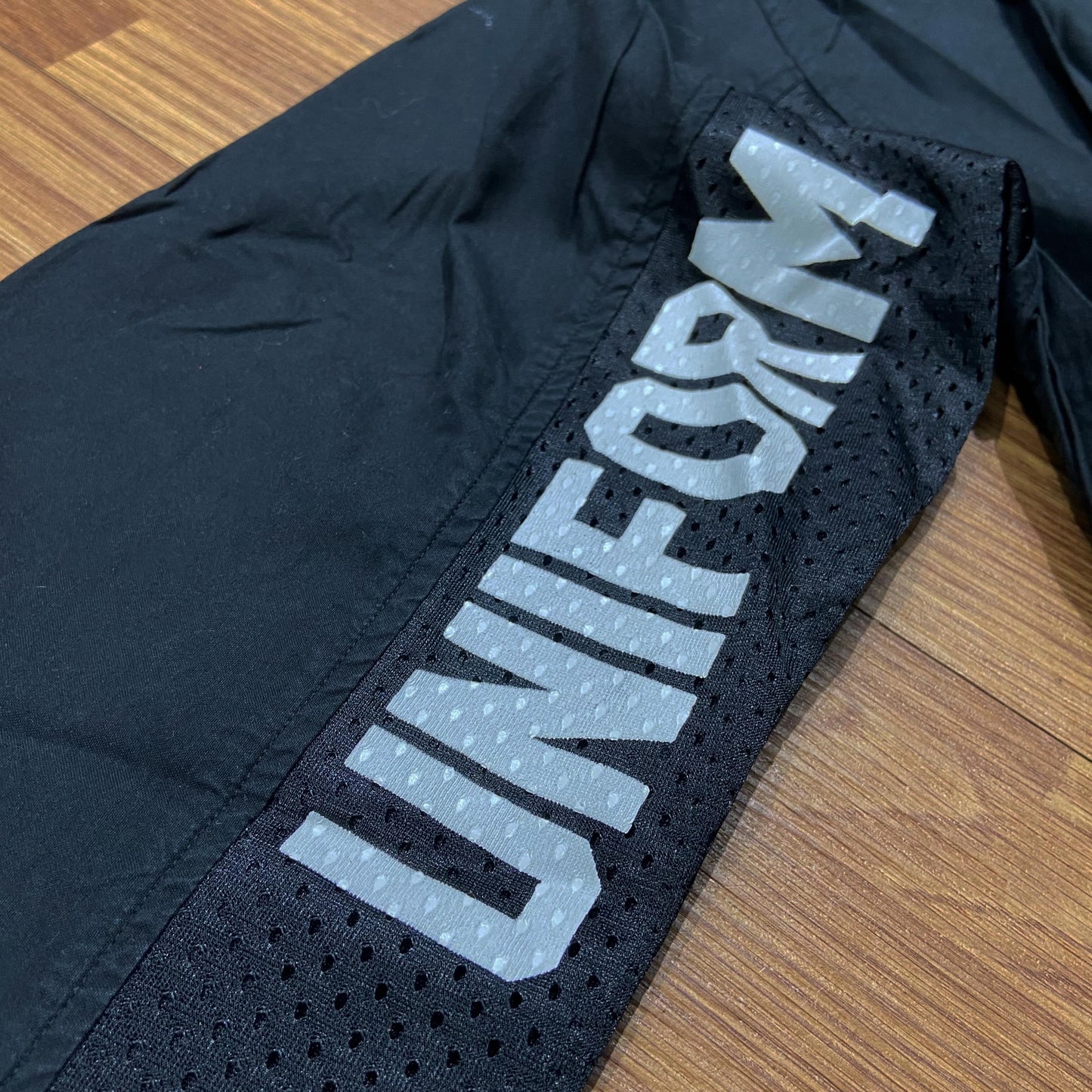 Uniform Experiment (UE) Mesh Sleeve Shirt LS (Made in Japan) Black (Used)