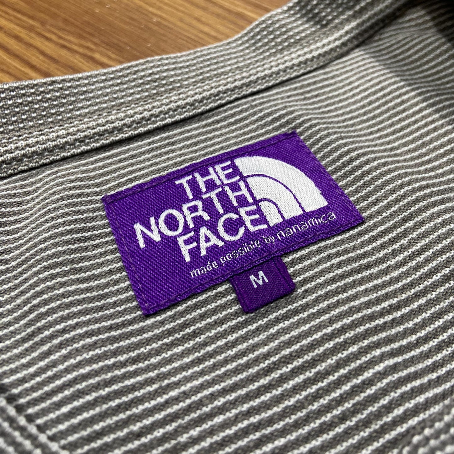The North Face Purple Label by Nanamica Moss Stitch Field H/S Tee Coolmax 編織刺繡 (Made in Japan) Grey (Display Item)
