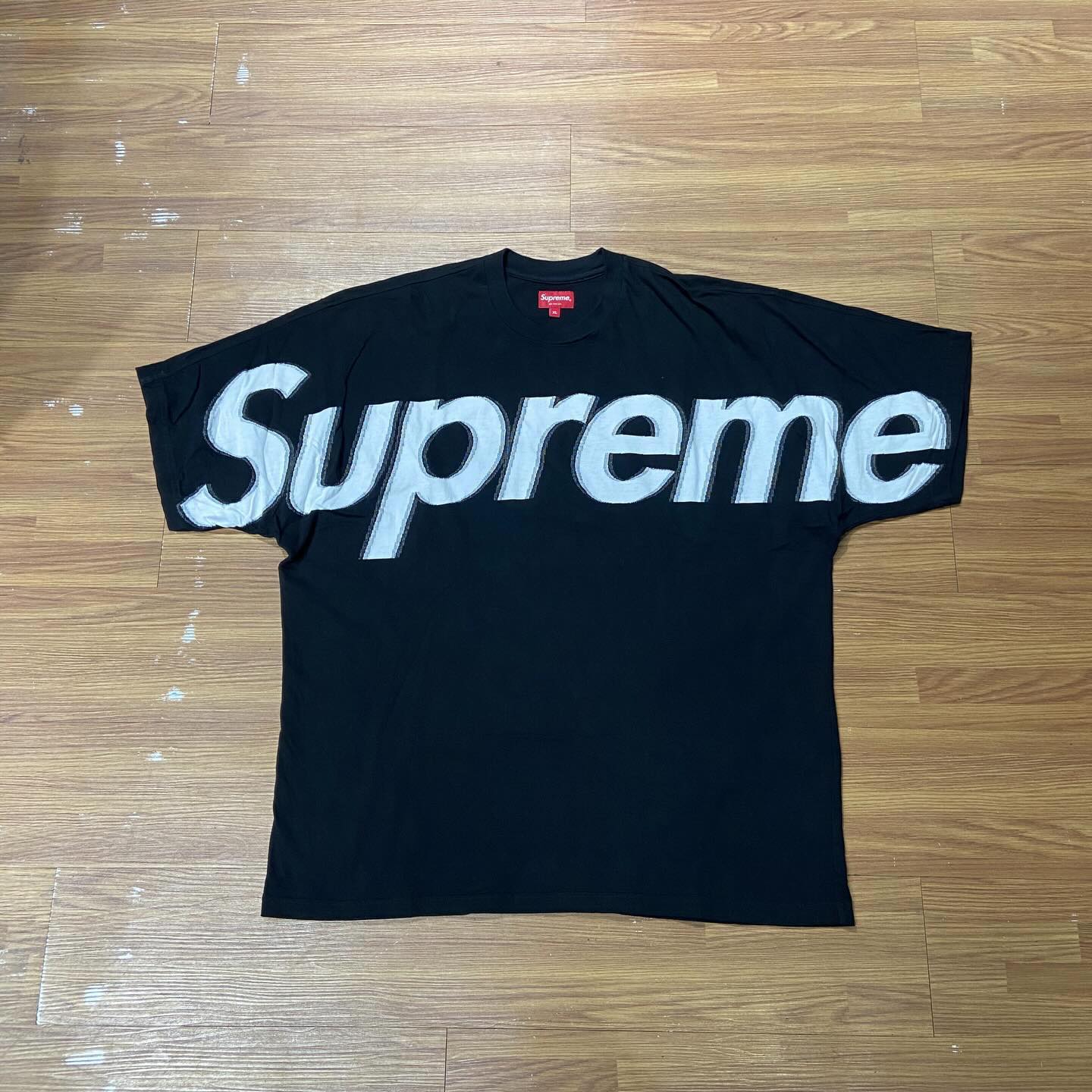 Supreme Front Intarsia S/S Top Black (Display Item)