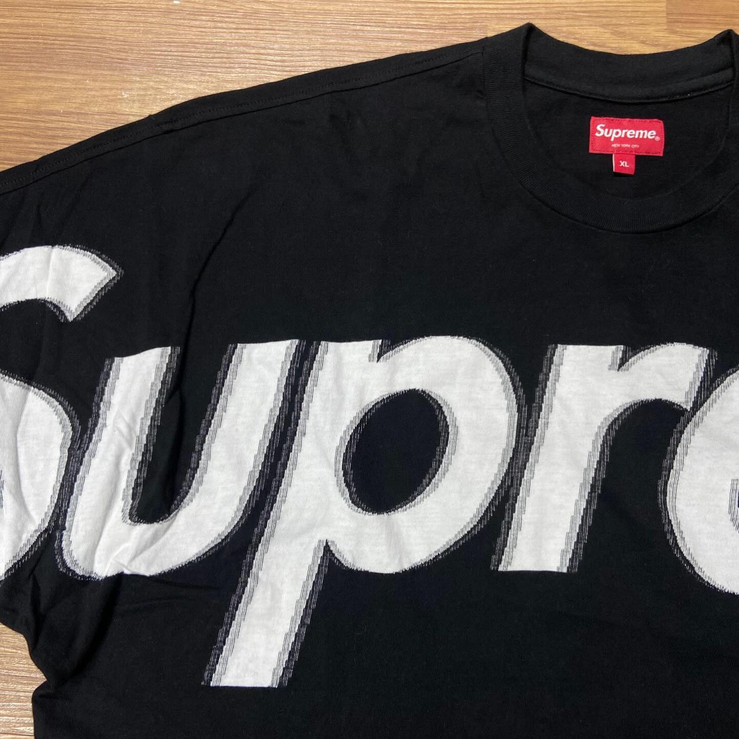 Supreme Front Intarsia S/S Top Black (Display Item)