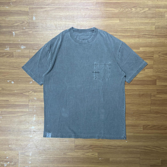 Grocery “Pigment Dyed” Invoice Pocket Tee Black (Display Item)
