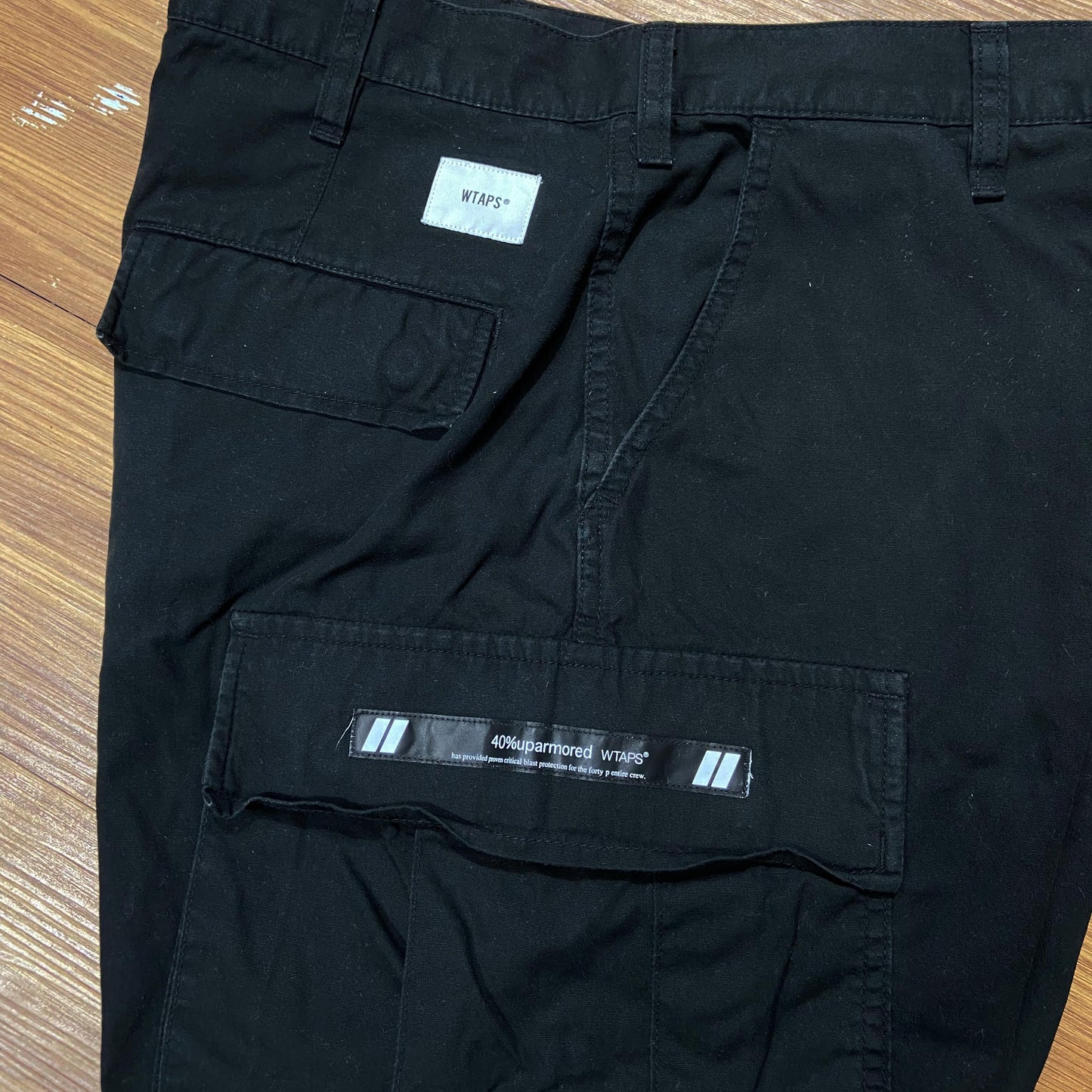 WTAPS JUNGLE 03 SHORTS / COTTON. POPLIN (Made in Japan) Black (Used)