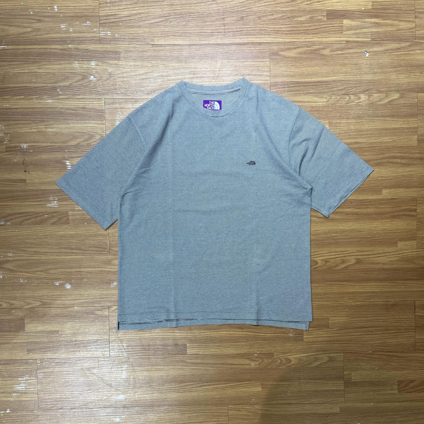 The North Face Purple Label by Nanamica Moss Stitch Field H/S Tee Coolmax 編織刺繡 (Made in Japan) Grey (Display Item)