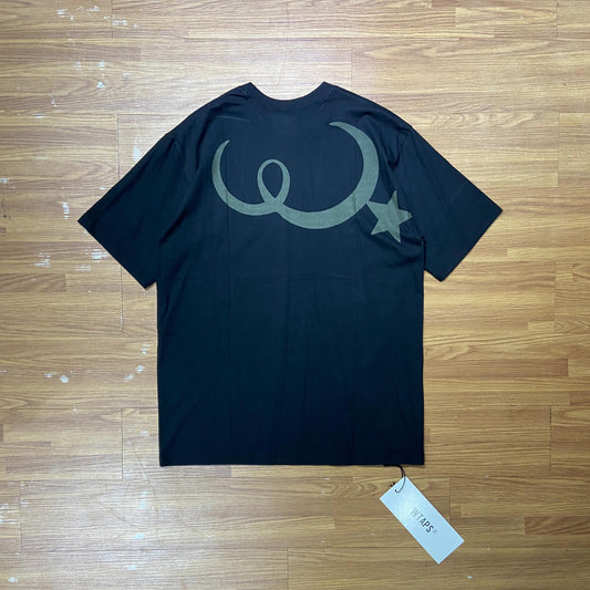 Wtaps Moon & Star SS Tee (Made in Japan) Black 211PCDT-ST10S