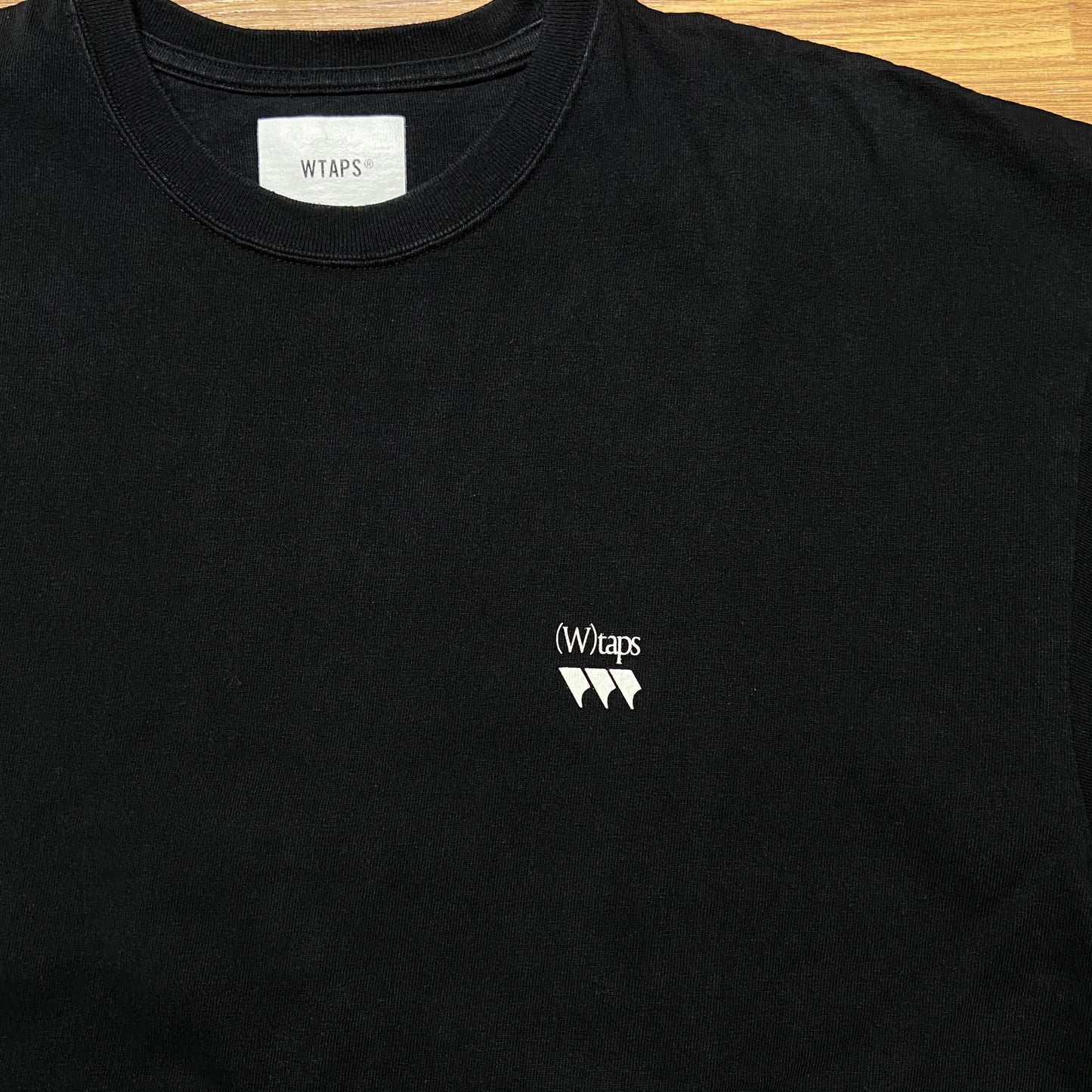 WTAPS OBJ 08 SS / COTTON. TEE (Made in Japan) Black (Display Item)