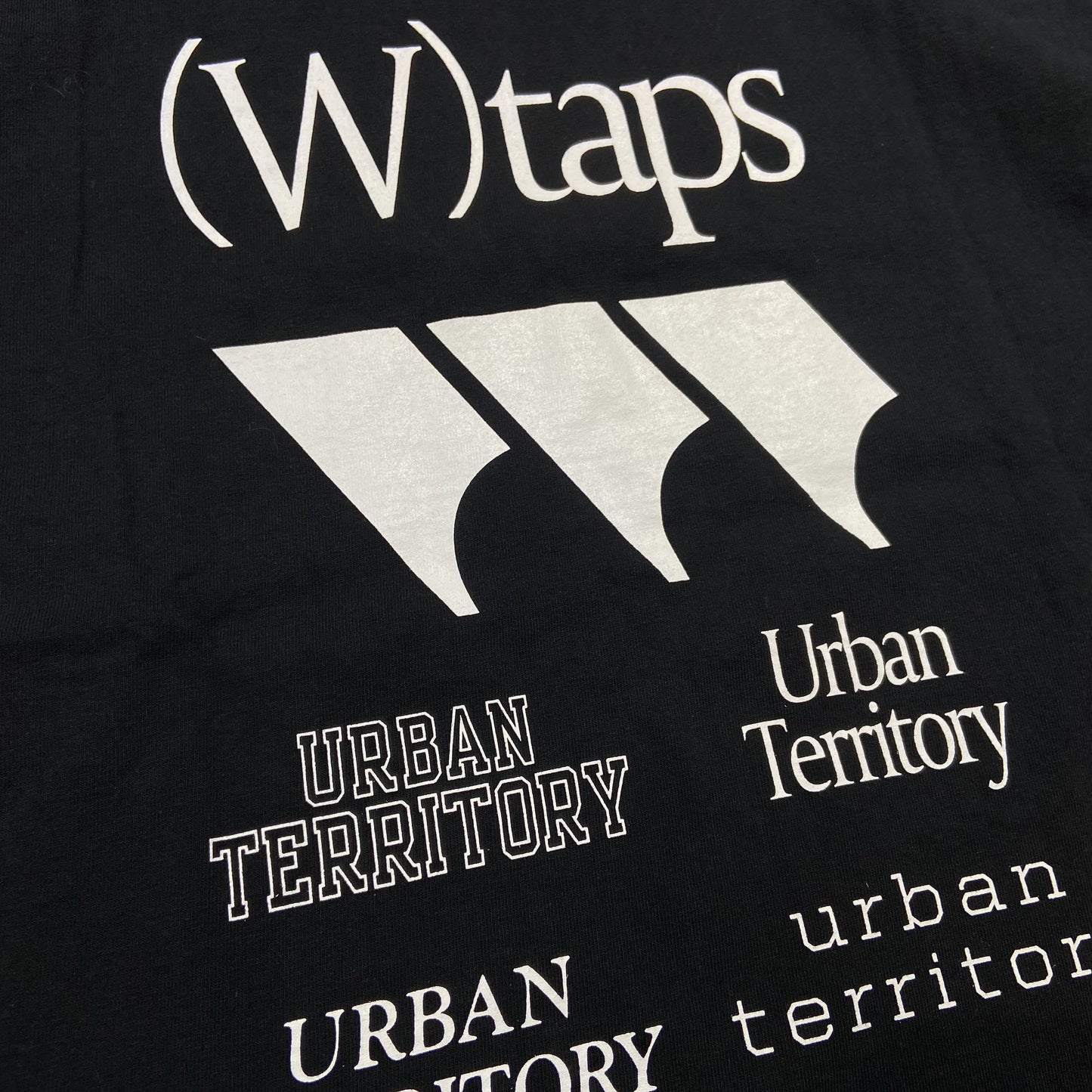WTAPS OBJ 08 SS / COTTON. TEE (Made in Japan) Black (Display Item)