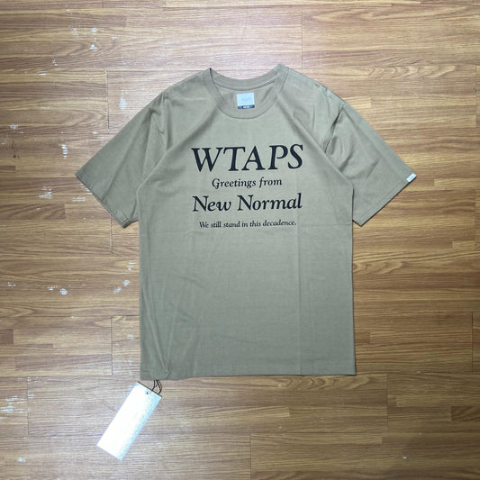 Wtaps New Normal SS Tee (Made in Japan) Beige 201PCDT-ST17S