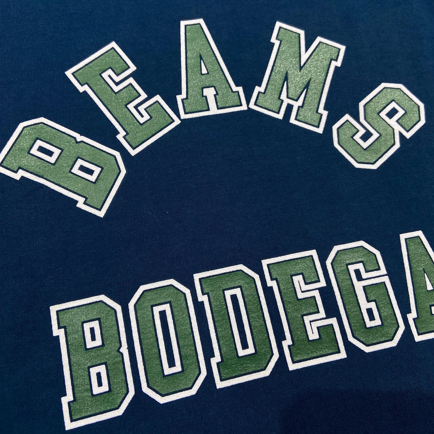 BEAMS x BODEGA “Easy Ivy” Logo Tee (Made in USA) Navy (Display Item)