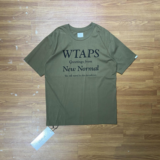 Wtaps New Normal SS Tee (Made in Japan) Olive 201PCDT-ST17S