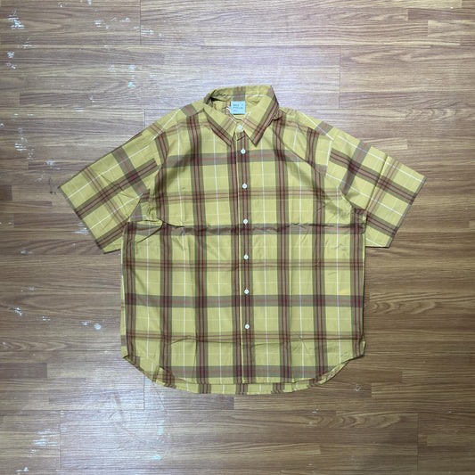 Max Focus 格仔 Shirt SS Brown