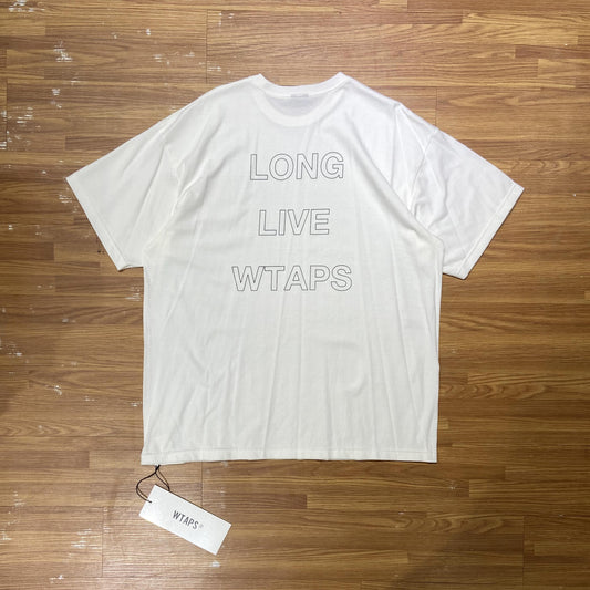 Wtaps LLW SS Tee (LONG LIVE WTAPS) (Made in Japan) White 231ATDT-STM09S