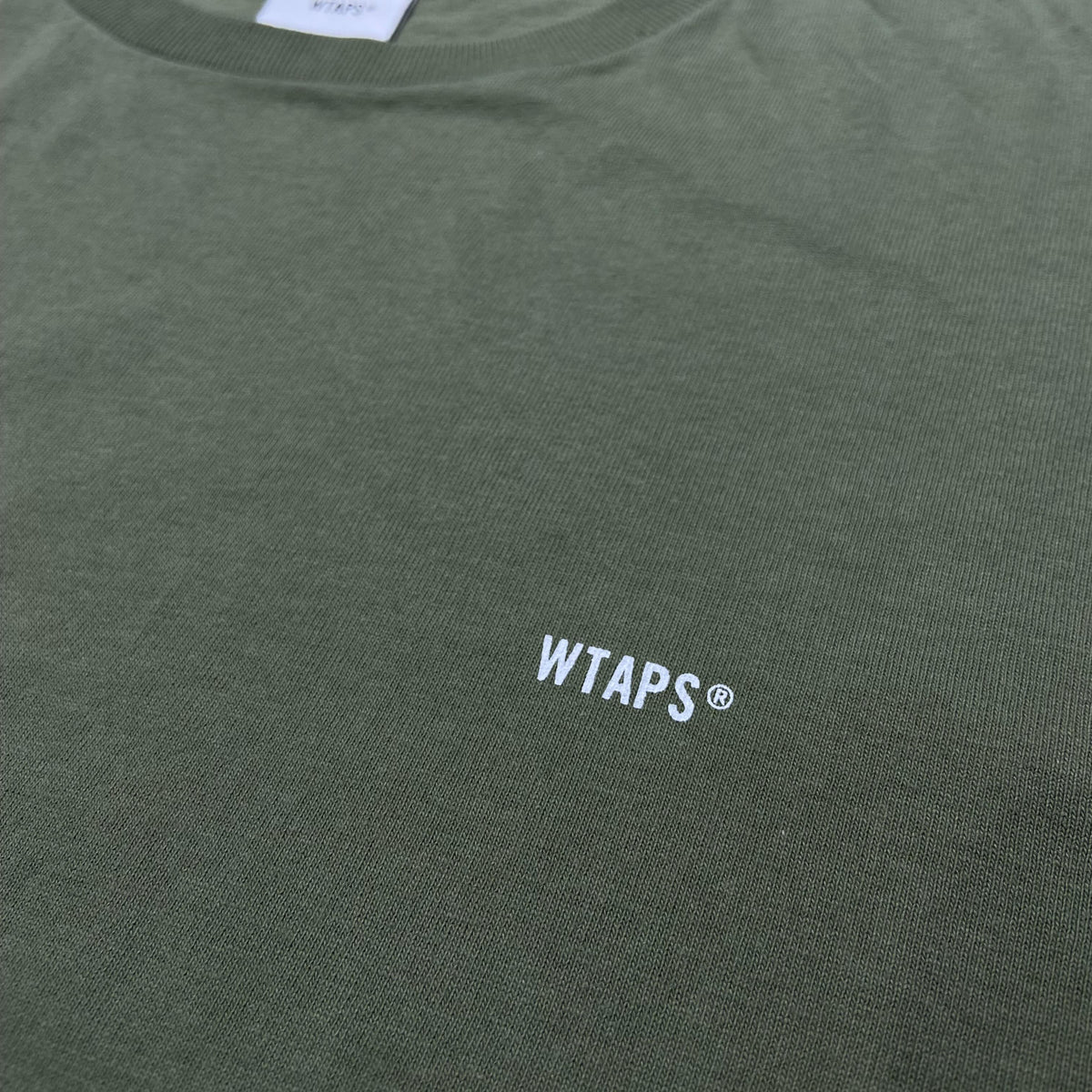 WTAPS WTVUA SS / COTTON. TEE (Made in Japan) Olive Drab (Display Item)