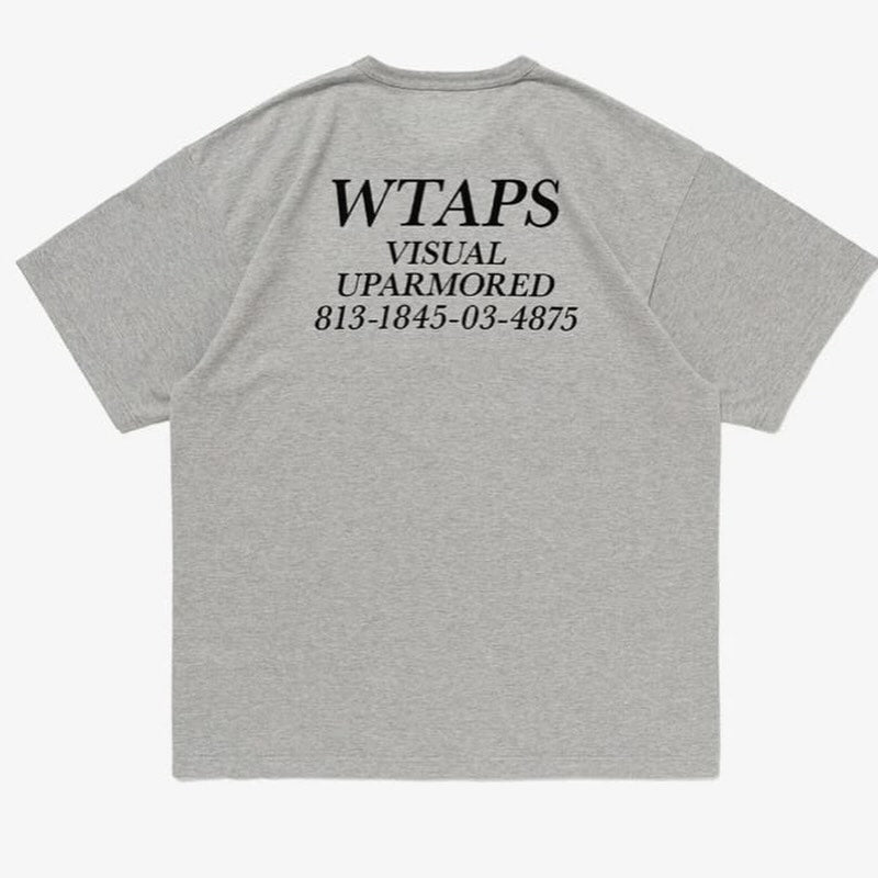 WTAPS ACADEMY SS / COTTON. CTPL (Made in Japan) Grey