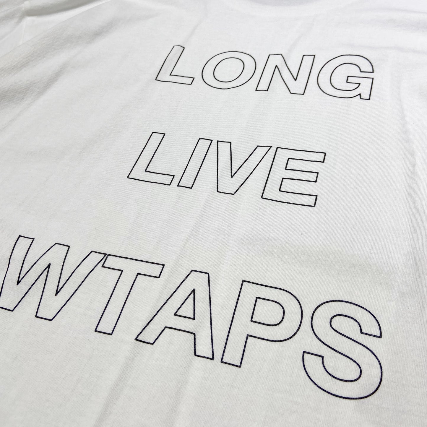 Wtaps LLW SS Tee (LONG LIVE WTAPS) (Made in Japan) White 231ATDT-STM09S