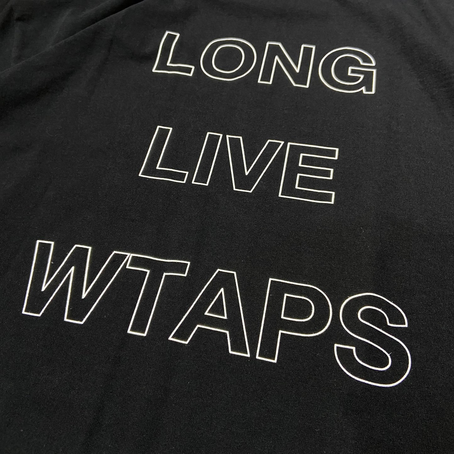 Wtaps LLW SS Tee (LONG LIVE WTAPS) (Made in Japan) Black 231ATDT-STM09S