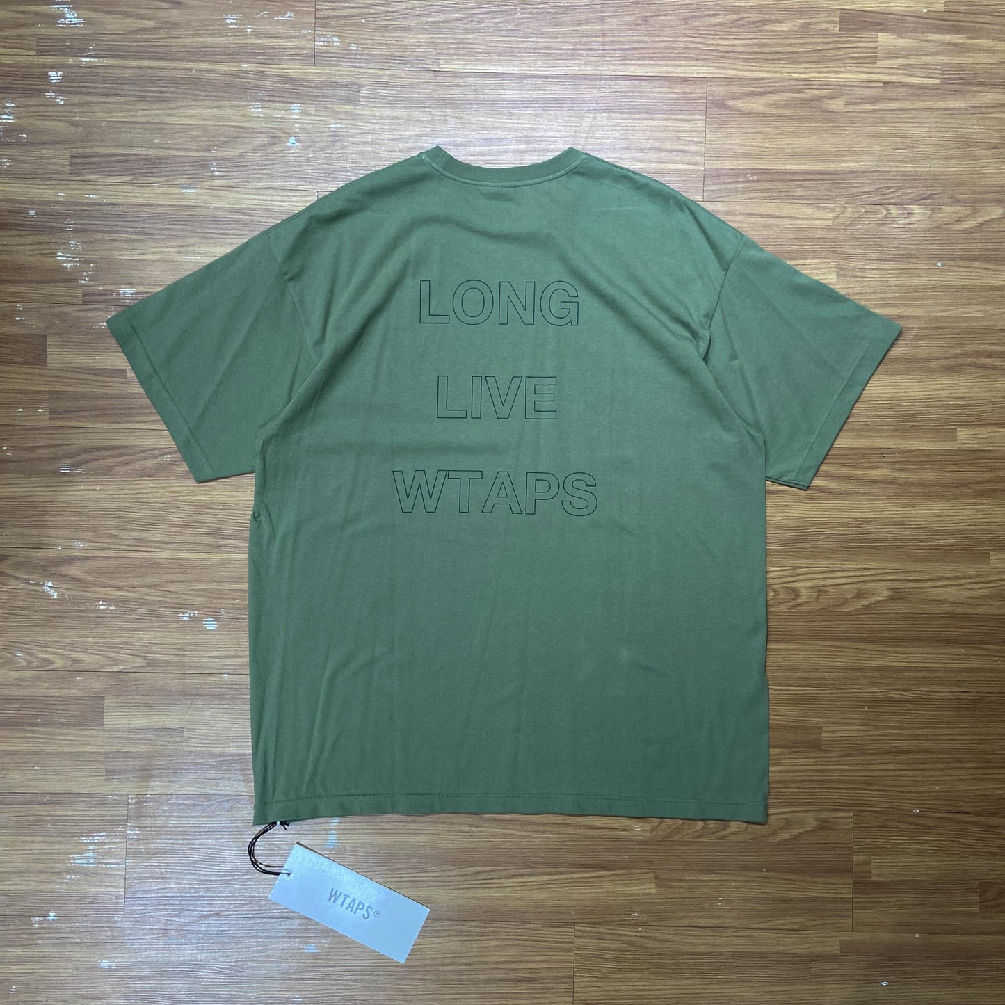 Wtaps LLW SS Tee (LONG LIVE WTAPS) (Made in Japan) Olive 231ATDT-STM09S