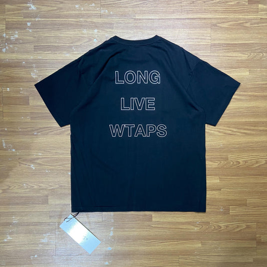 Wtaps LLW SS Tee (LONG LIVE WTAPS) (Made in Japan) Black 231ATDT-STM09S