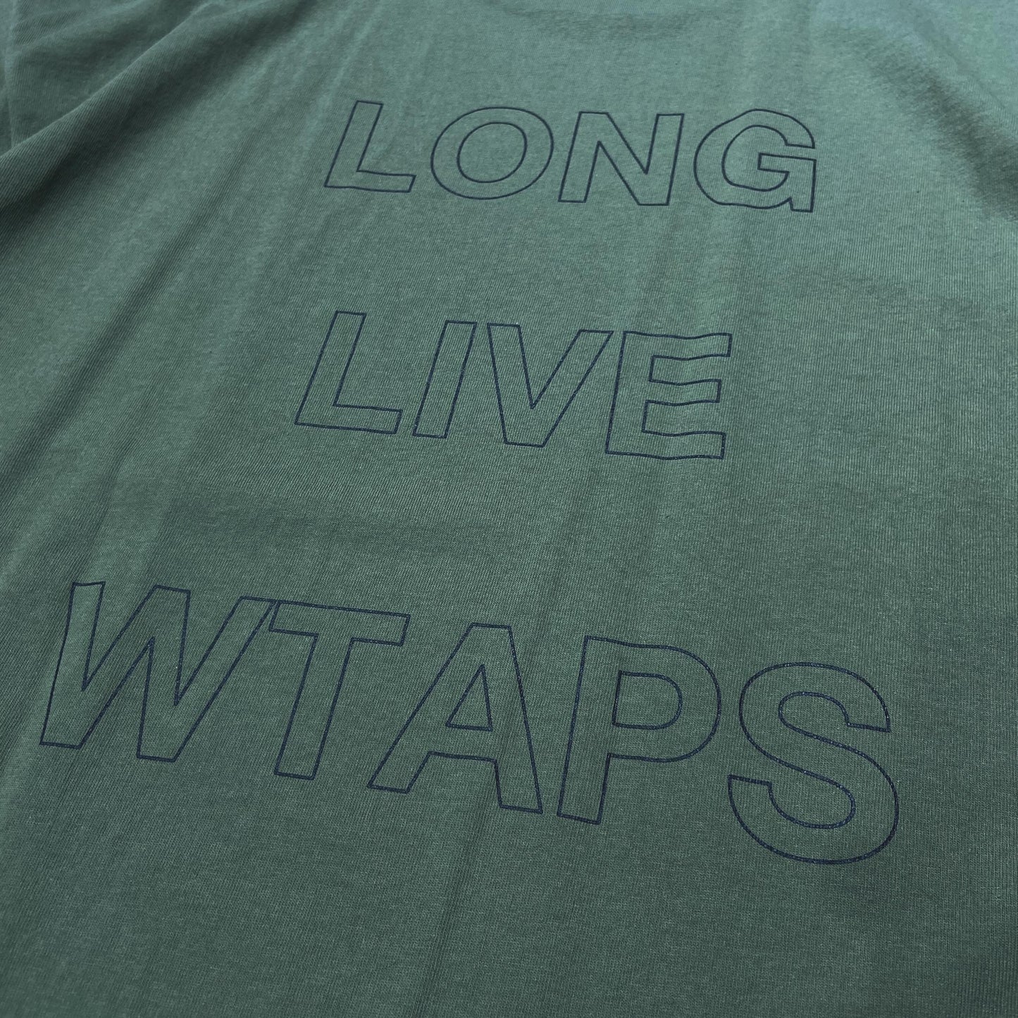 Wtaps LLW SS Tee (LONG LIVE WTAPS) (Made in Japan) Olive 231ATDT-STM09S