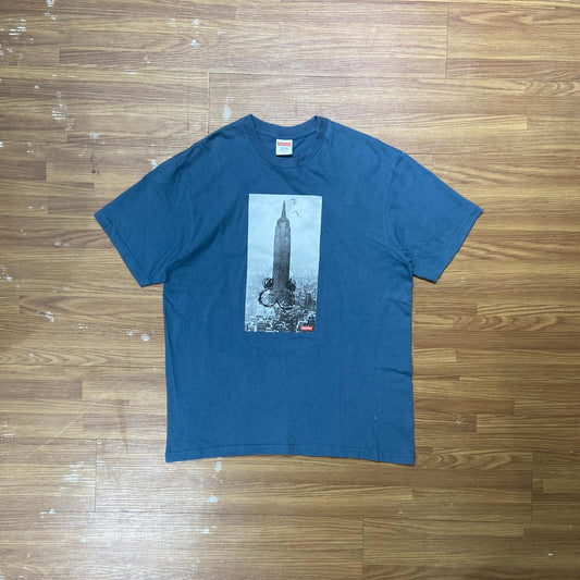 Supreme x Mike Kelley The Empire State Building Tee (Made in USA) Slate (Used)