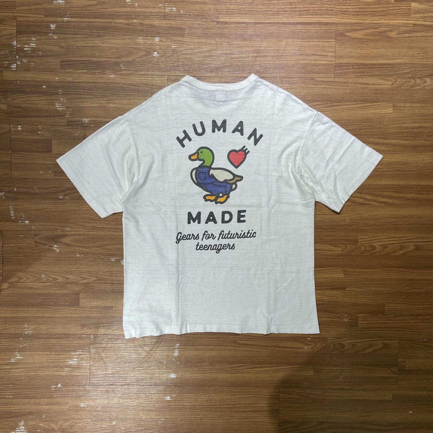 Human Made Duck Pocket Tee SS (Made in Japan) White (Used)