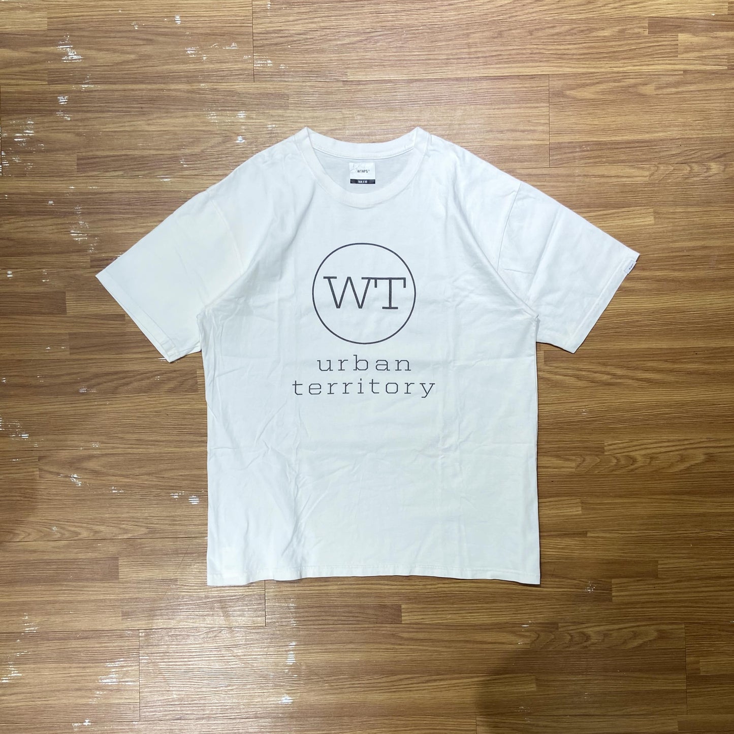 WTAPS URBAN TERRITORY DOT SS / COTTO. TEE (Made in Japan) White (Used)