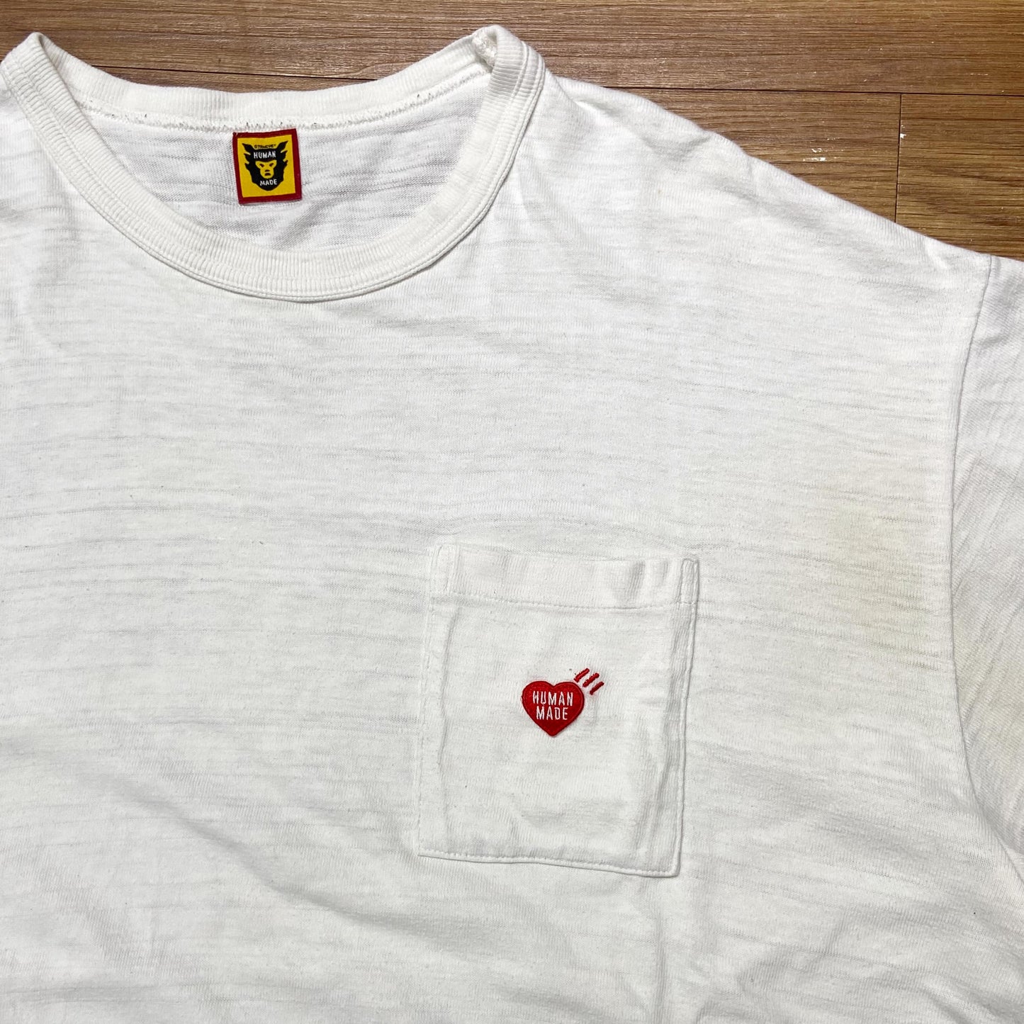 Human Made Duck Pocket Tee SS (Made in Japan) White (Used)
