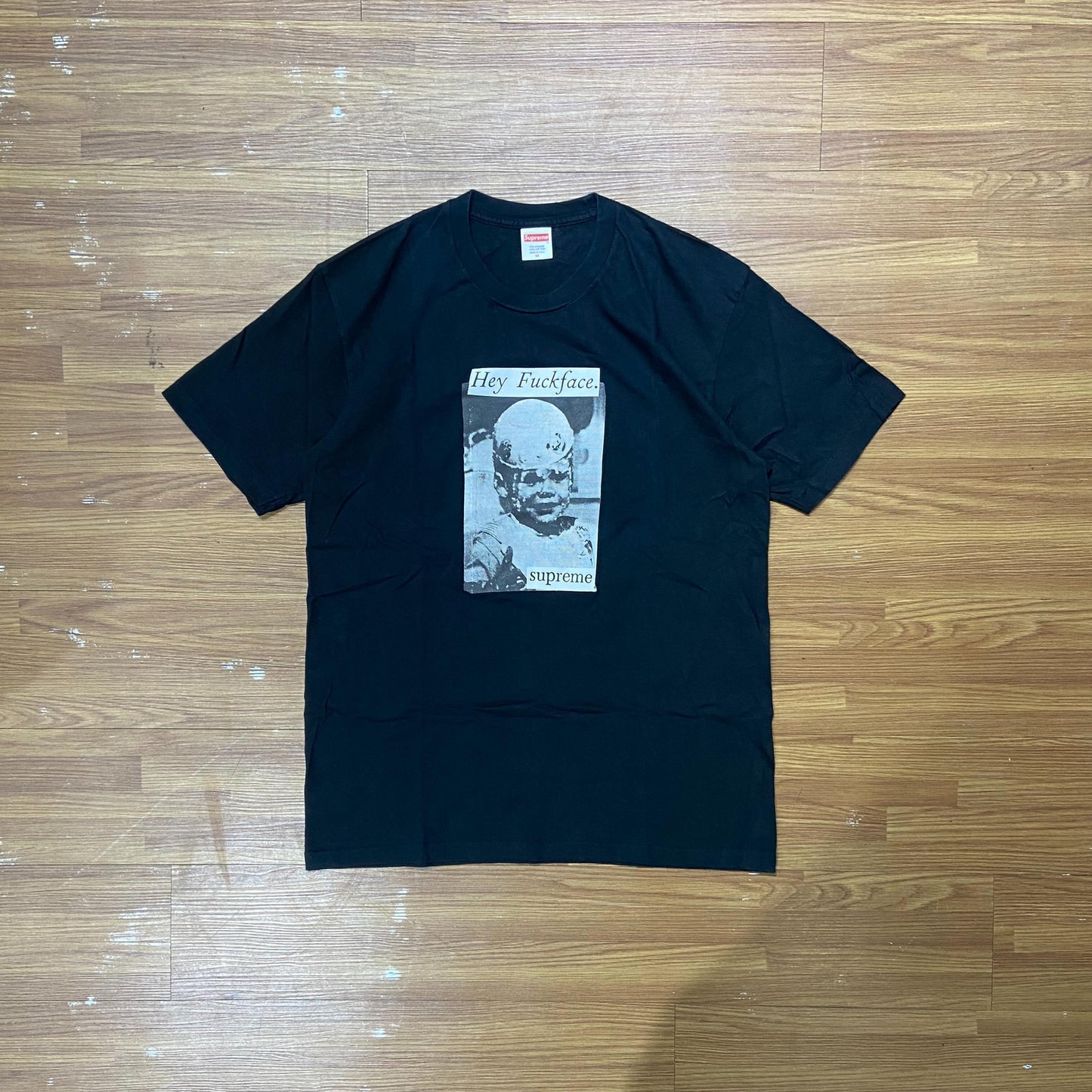 Supreme Hey Fuckface Tee (Made in USA) Black (Used)