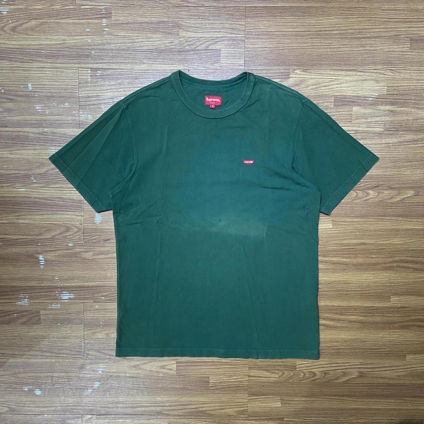 Supreme Small Box Tee (Made in USA) Dark Green (Used)