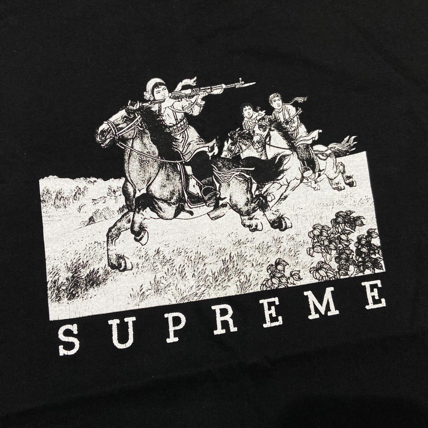 Supreme Riders Tee (Made in USA) Black (Used)
